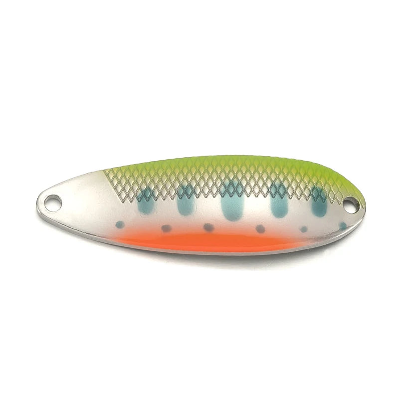 D-S LINE SPOON 6.5G 45Mm Trout Bait Stream Lures Copper Metal Fishing Lures for Trout Pike Perch Salmon