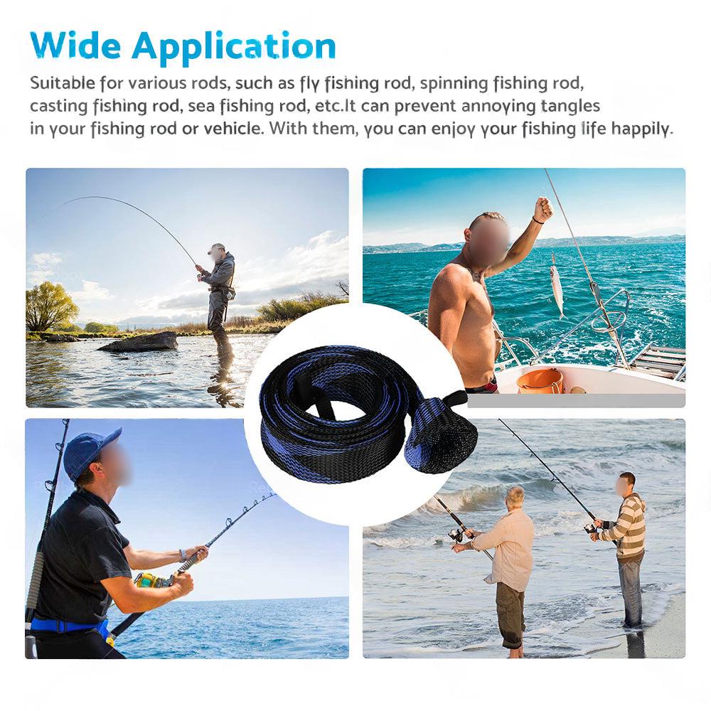 5Pcs 190cm Fishing Rod Cover Rod Sleeve Protector Suitable for Fishing Rod