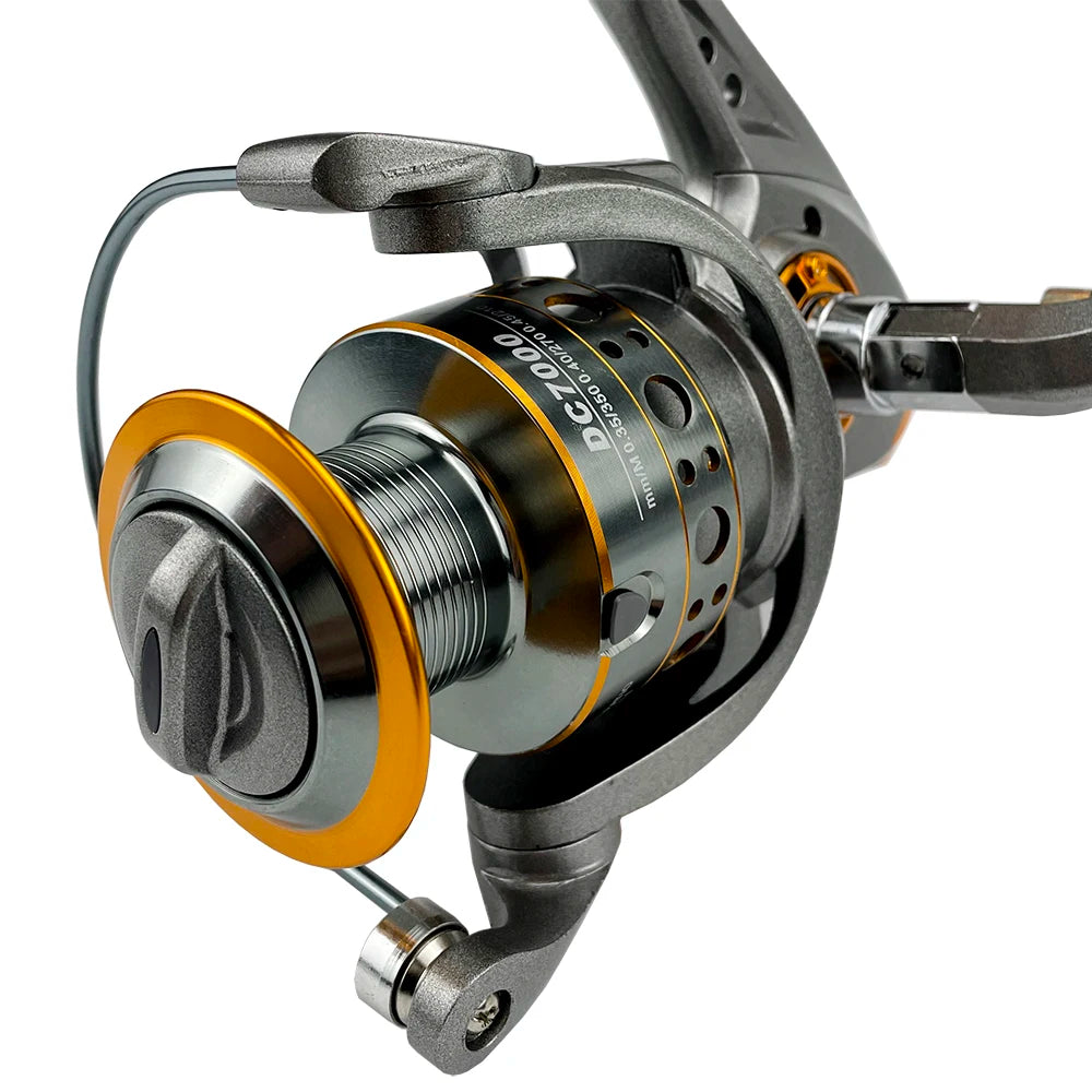 Fishing Reel Spinning 1000-7000 Series Metal Spool Spinning Wheel for Sea Fishing Carp Fishing