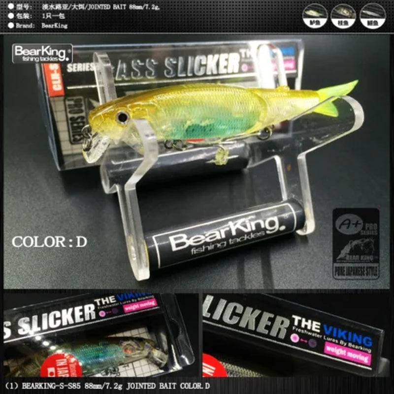 Brand 1PC AS-S85 Hard Fishing Lures Minnow 9Cm 7.2G Artificial Baits Deep Diving Wobblers Fishing Tackles