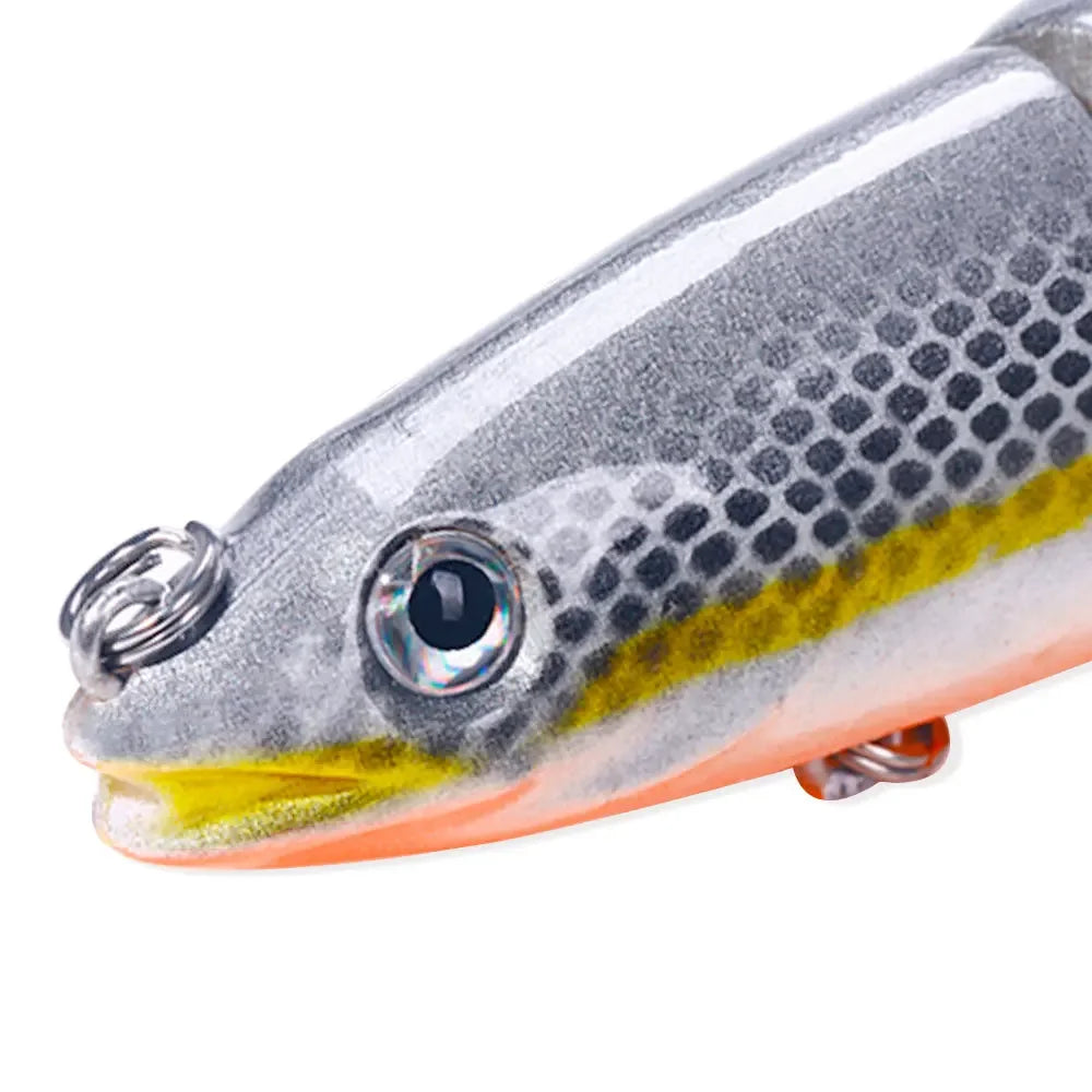 13.4Cm 18G Wobblers Pike Fishing Lures Artificial Multi Jointed Sections Artificial Hard Bait Trolling Pike Carp Fishing Tools
