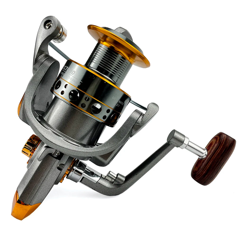 Fishing Reel Spinning 1000-7000 Series Metal Spool Spinning Wheel for Sea Fishing Carp Fishing