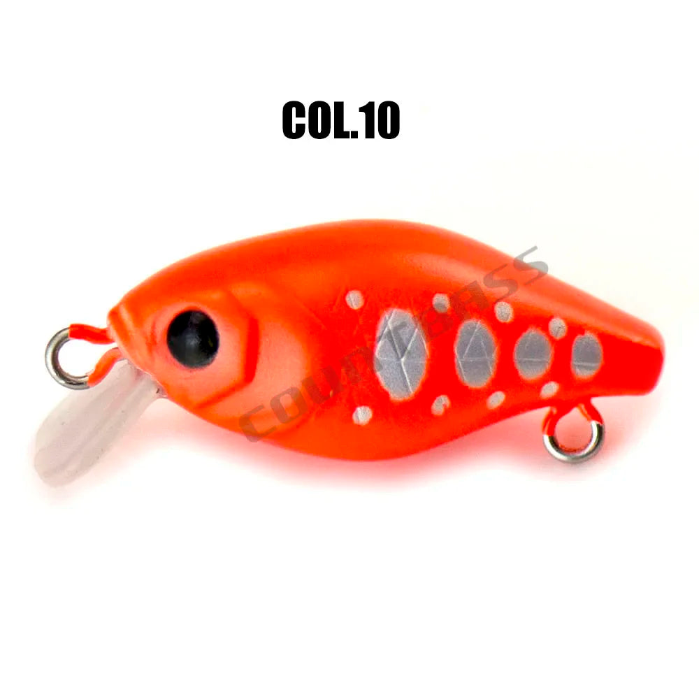 Crank Bait Hard Plastic Fishing Lures Wobbler Salmon Trout 30Mm 2.2G