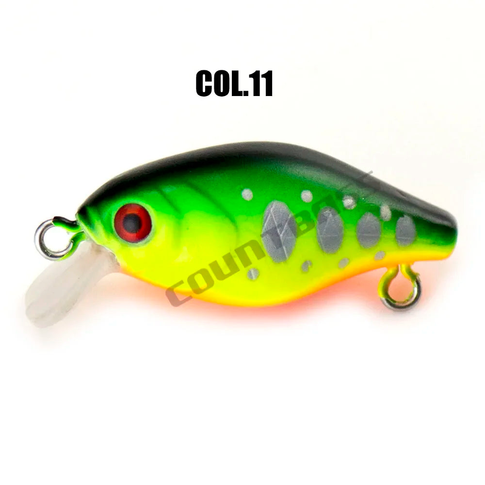 Crank Bait Hard Plastic Fishing Lures Wobbler Salmon Trout 30Mm 2.2G