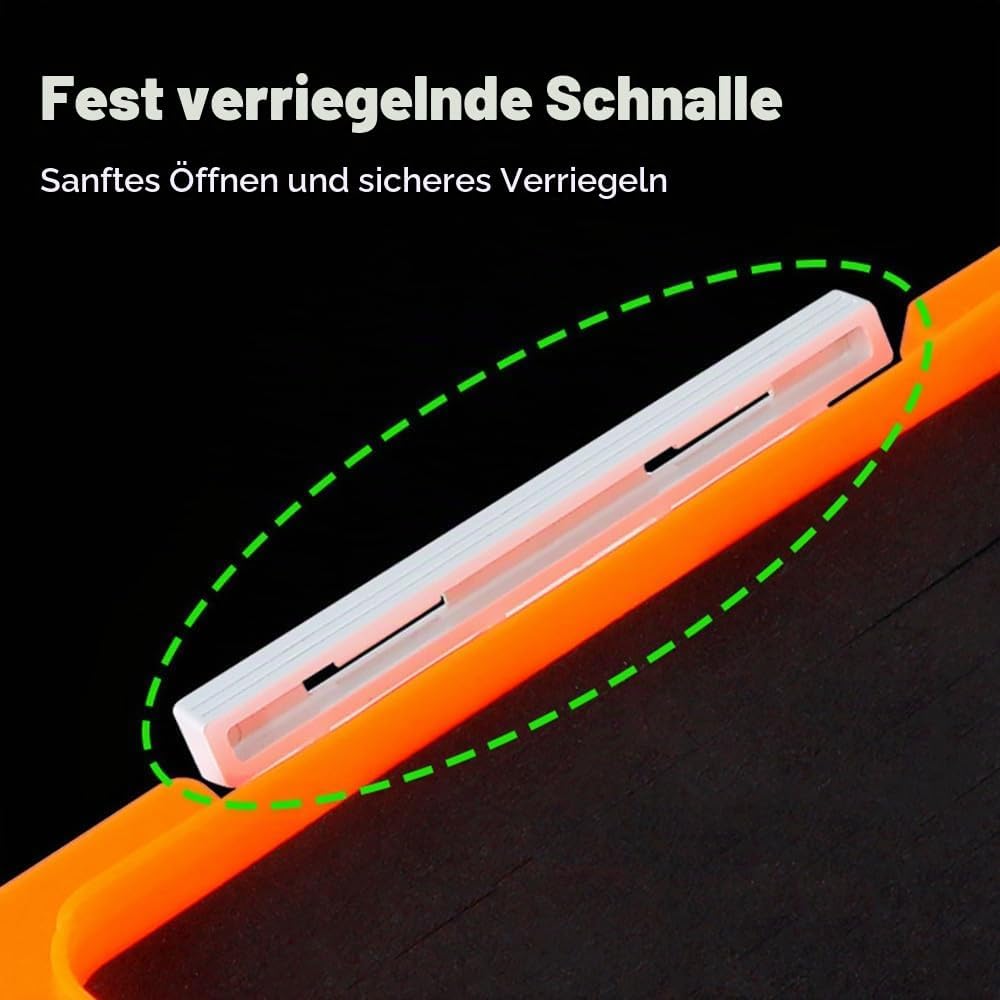 Tacklebox Mit Schaumstoff Einlage, 1 Stuck Wasserdichte Angelausrüstungsbox, Kleinteilebox Angeln Mit Schwammpolster Zur Aufbewahrung Und Organisation Große Fliegen Oder Köder