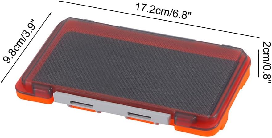 Tacklebox Mit Schaumstoff Einlage, 1 Stuck Wasserdichte Angelausrüstungsbox, Kleinteilebox Angeln Mit Schwammpolster Zur Aufbewahrung Und Organisation Große Fliegen Oder Köder