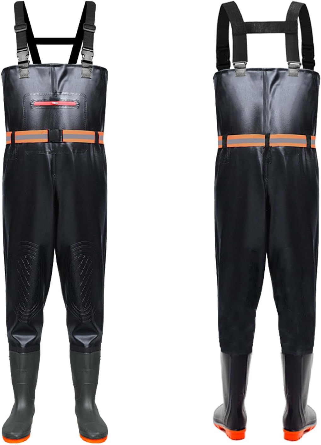 Wathose Herren Damen,Wathose Anglerhose Mit Stiefel,Angelhose Für Erwachsene Mit Stiefel,Atmungsaktive Wasserdicht Watthosen Für Sport Angelliebhaber, Angeln, Wassersport, Outdoor Aktivitäten