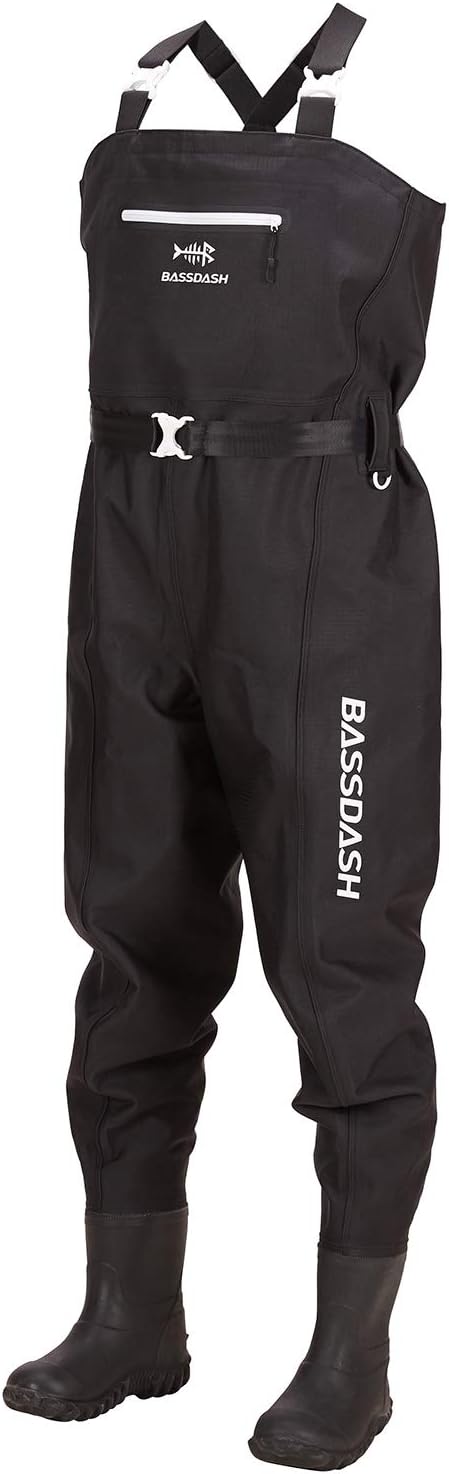 Bassdash 3D Anglerhose Wathose Wader Ultra High Strength Black Plaid Nylon PVC Angeln Jagd Wathosen Für Männer