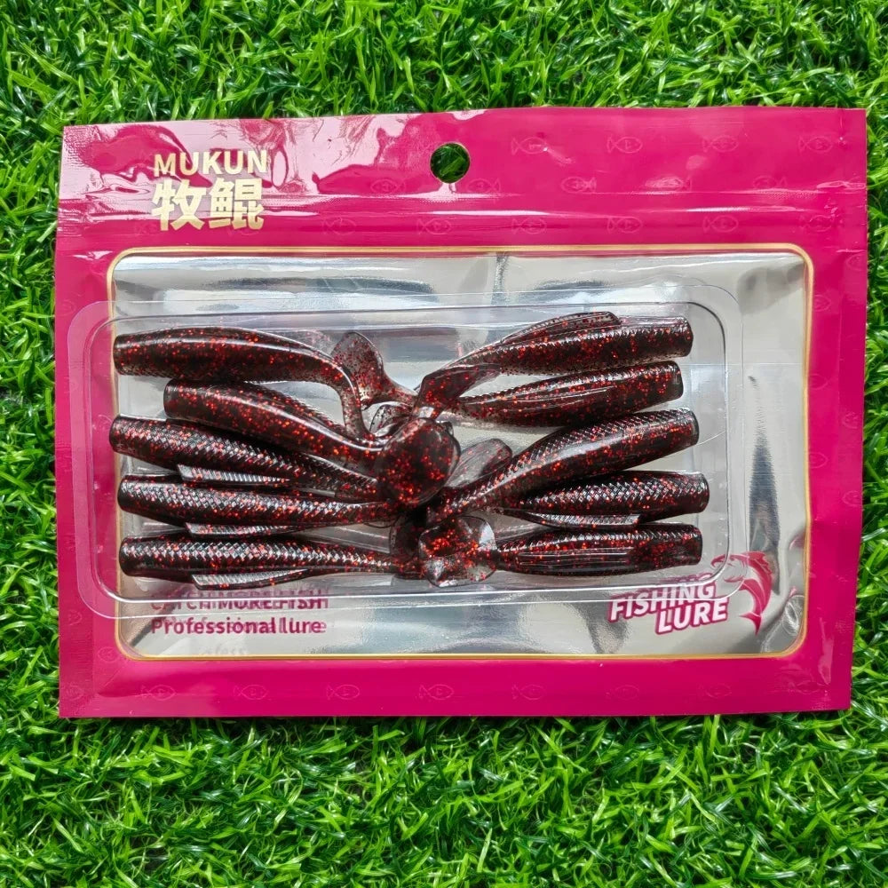 10Pcstpr Soft Bait 65Mm 2.65G 55Mm 1.65G Soft Paddle Tail Swimbait Fishing Lures Artificial Silicone Bait Wobblers Soft Lures