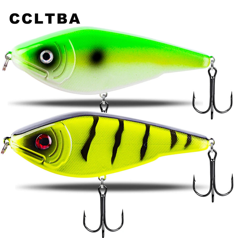 Slow Sinking Jerkbait 9Cm/26G Hard Artificial Fishing Lures Wobbler Hard Bait VIB Jerk Bait Pike Musky Fishing Tackle