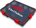 Paradox Fishing Wasserdichte Köderboxen I S 23X17,5X5Cm I Angelbox Köderbox Angeln Angelkoffer Groß Tackle Box Angeln Angelkasten - Für Angelzubehör