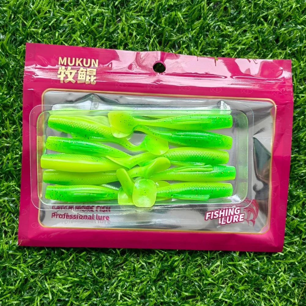 10Pcstpr Soft Bait 65Mm 2.65G 55Mm 1.65G Soft Paddle Tail Swimbait Fishing Lures Artificial Silicone Bait Wobblers Soft Lures