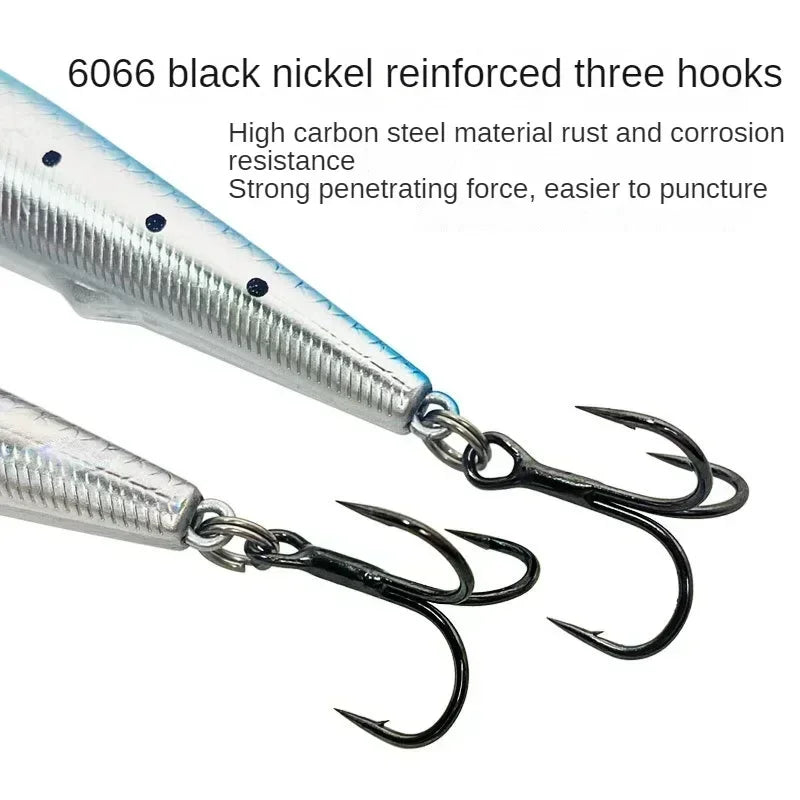 Topwater Floating Minnow Wobblers 7G 10G 12G Fishing Lures Artificial Walking Baits Swimbait Pesca Jerkbait Fishing Bait