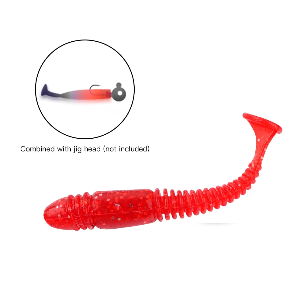 New Fishing Soft Lures Silicone Bait 5.5Cm 7.5Cm 8.5 Goods for Fishing Sea Fishing Pva Swimbait Wobblers Artificial Tackle