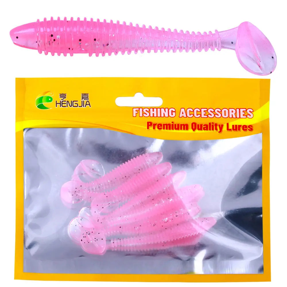 Rubber Spinning Baits False Bait Perch Baits Silicone Lures for Fishing Artificial Swimbaits for Bass Carp Tackle