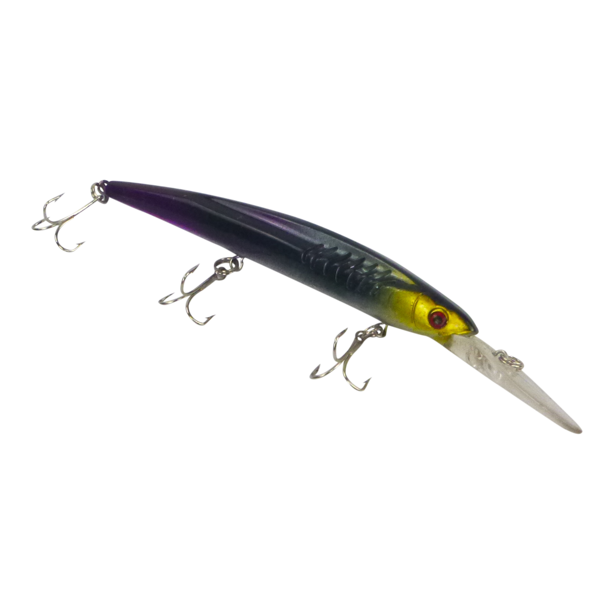Finesse 'Flash Minnow' Black Gold, 150mm Deep Diving Lure-0