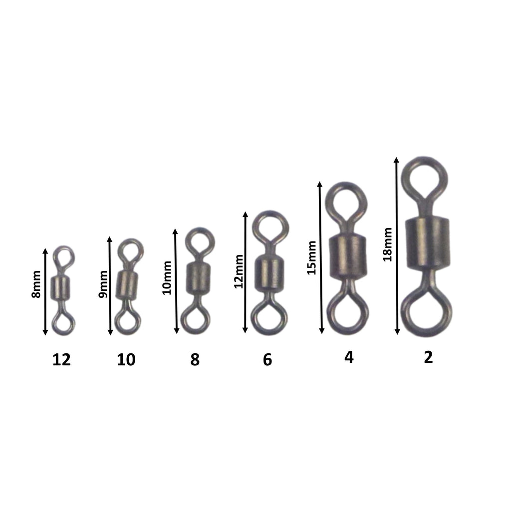 Swimerz Rolling Swivels, Size 6, 40 pack-1