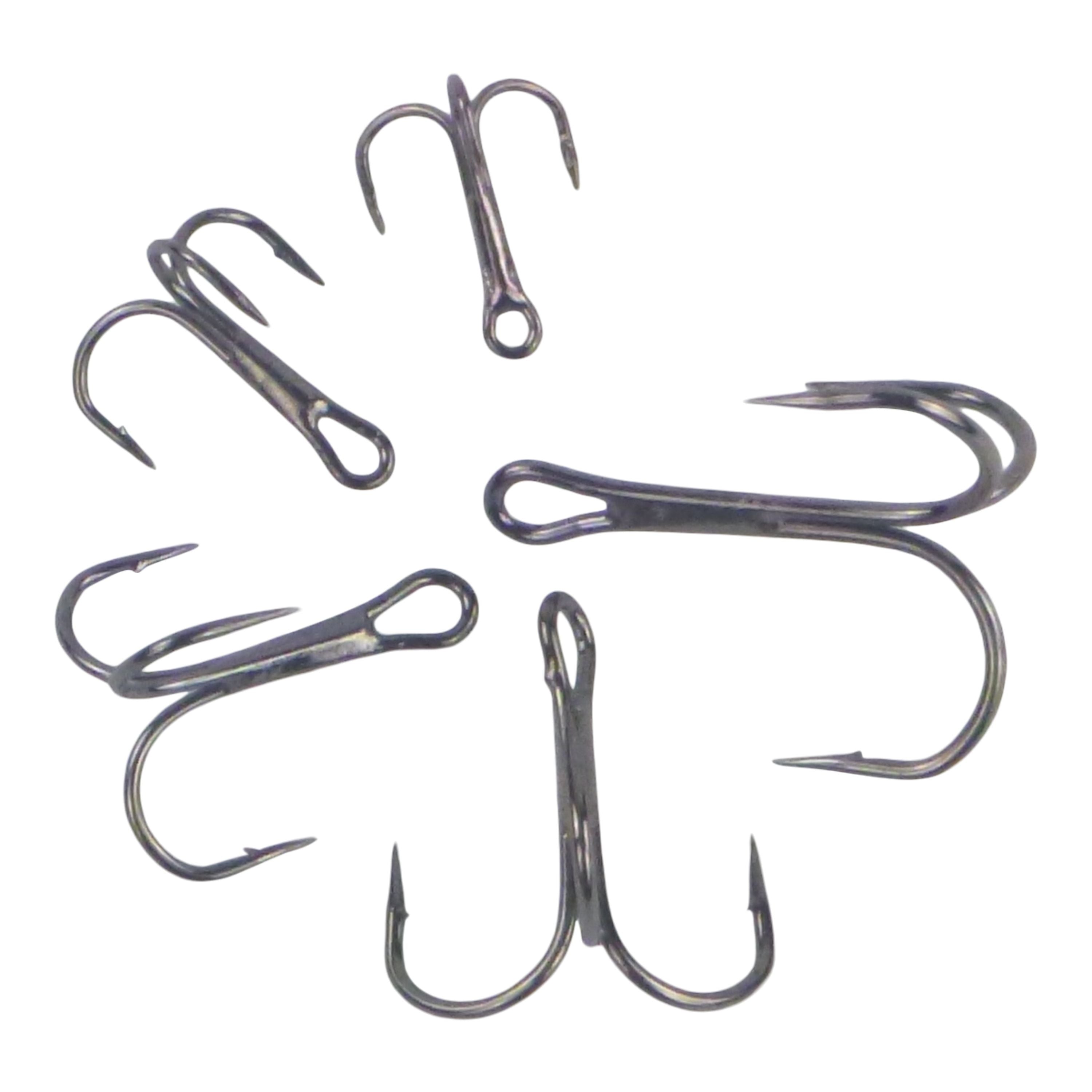 Swimerz Round Bend Trebles Size 4, 50 pack-0