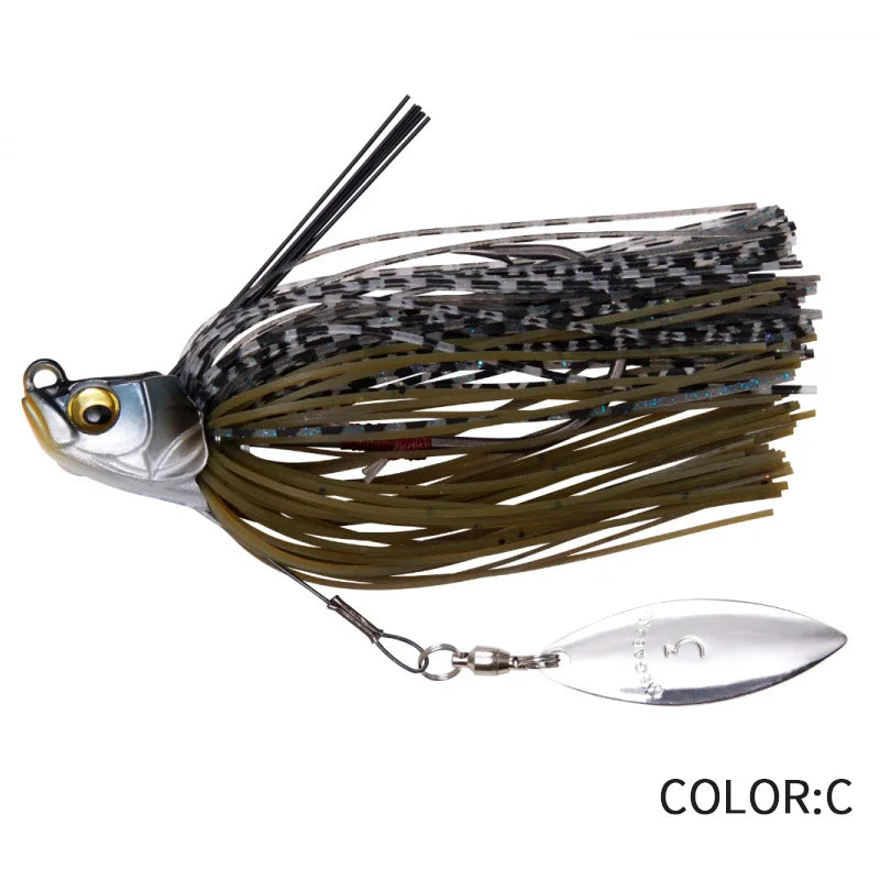 90Mm 13.5G Spinner Fishing Lures Wobbler Bass Jig Chatter Bait Chatterbait Artificial Bait Fishing Accessories