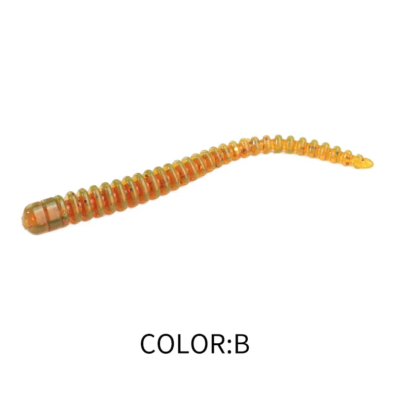 Cruel Leech Soft Baits 54Mm/20Pcs Artificial Fishing Lures Sea Worms Earthworm Fishing Soft Lures Wobblers