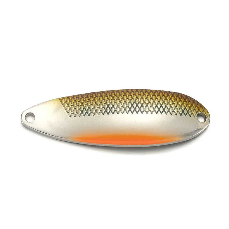 D-S LINE SPOON 6.5G 45Mm Trout Bait Stream Lures Copper Metal Fishing Lures for Trout Pike Perch Salmon