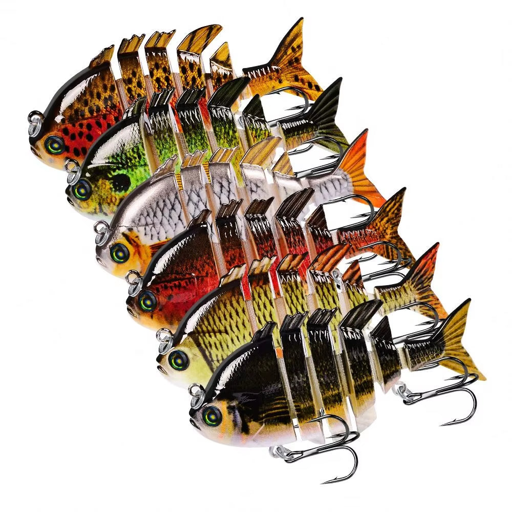 Bluegill Swimbait Fishing Lures 8Cm 14G Sunfish Artificial Hard Bait Cran Bass Baits Fishing Tackle